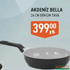 AKDENİZ BELLA 24 CM DÖKÜM TAVA AKDENİZ BELLA 24 CM DÖKÜM TAVA